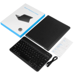 Smart Keyboard Case (Leather Case With Pencil Holder And Wireless Magnetic Keyboard)