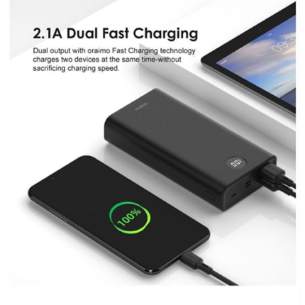 Oraimo 27000mAh Powerbank USB Cable