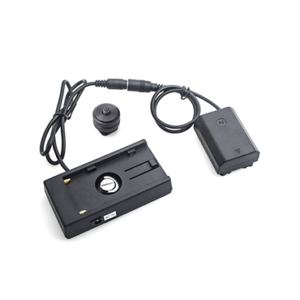 NP-FZ100 Dummy Battery to NP-F970 Battery Mount Plate Adapter