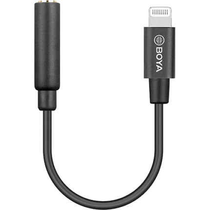 BOYA by-K3 3.5mm TRRS (Female) to Lightning (Male)