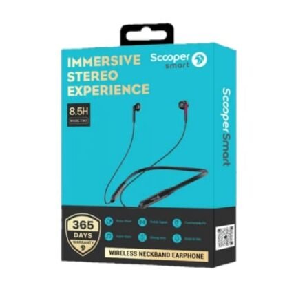 Scooper Smart S22 – EN2 Wireless Neckband Earphones