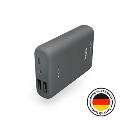 Hama Supreme 10HD – 10000 mAh 15W Power Pack – Grey