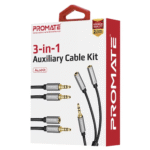 Promate Auxilary Cable Kit (3 In 1 Aux Kit)