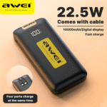 Awei P166K Mobile Power Bank 10000Mah Pd20W/22.5W
