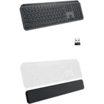Logitech MX Keys Plus Advanced Wireless Illuminated Keyboard with Palm Rest