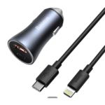 Baseus Golden Contactor Pro Dual Quick Car Charger U+C 40w