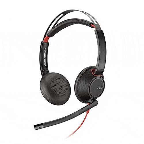 Plantronics Blackwire C5220 Wired Dual-Ear (Stereo) Headset