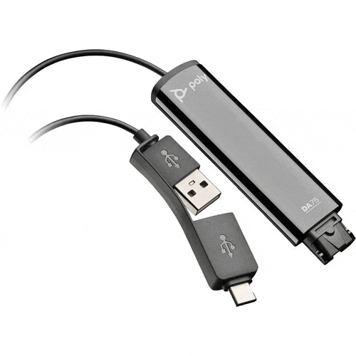 Poly DA75 Smarter Digital Adapters for Poly QD Headsets