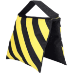 Yellow & Black Stripes Sand Bag Sandbag Weight Bags For Studio Video Light