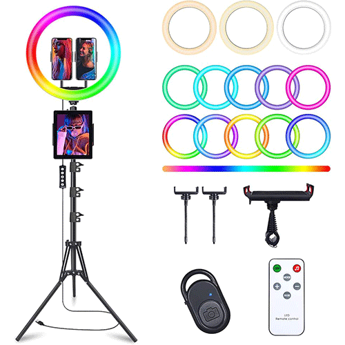 RGB LED Selfie Ring Light 13inch