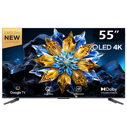 TCL 55" C655 4K PRO QLED Smart TV