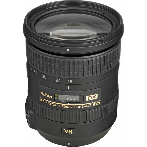 Nikon AF-S DX NIKKOR 18-200mm f/3.5-5.6G ED VR II Lens EX UK