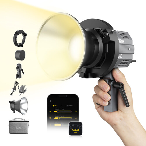 Colbor CL60 65W Bi-Color COB LED Video Light