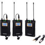Comica Audio CVM-WM100 PLUS 2-Person Camera-Mount Wireless Omni Lavalier Microphone System