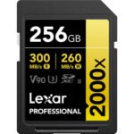 Lexar 256GB Professional 2000x UHS-II SDXC Memory Card