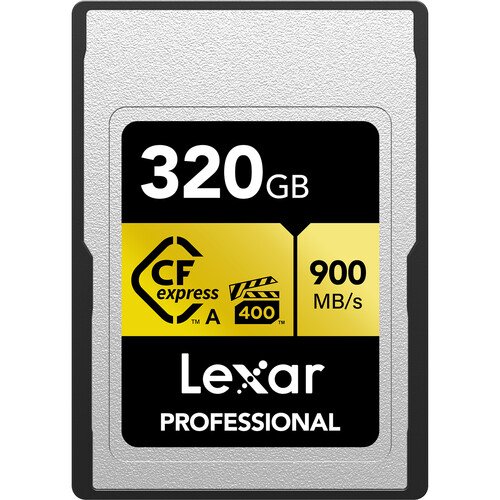 Lexar Professional 320GB CFexpress Type A card Gold