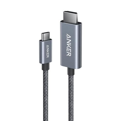 Anker-Nylon-USB-C-to-HDMI-4K-Cable-6ft-Nylon-Braided-A8730H11 Anker Nylon USB-C to HDMI 4K Cable 6ft Nylon Braided A8730H11 - Image 1