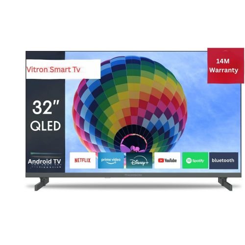 vitron-32-3288qfs-qled-smart-android-tv-new-2025-001 Vitron 32 Inches QLED Smart Tv - Image 1