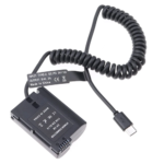 Caisi DMW‑BLC12 Type‑C Dummy Battery Adapter Kit