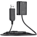 USB to NP‑FW50 Dummy Battery
