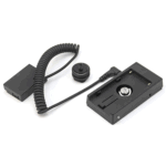 Power Adapter Cable for NP-F NP-F970 Battery Plate with LP-E6 Dummy Battery