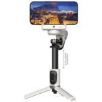 Green Lion Palermo Gimbal Tripod Stand with Remote Control – White