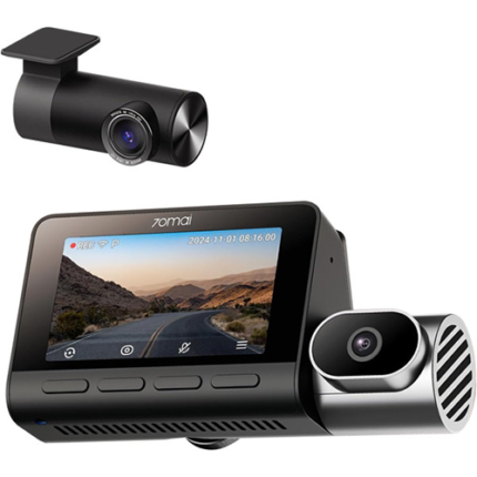 70mai 4K T800 3-Channel Dash Cam Front, Rear & Inside