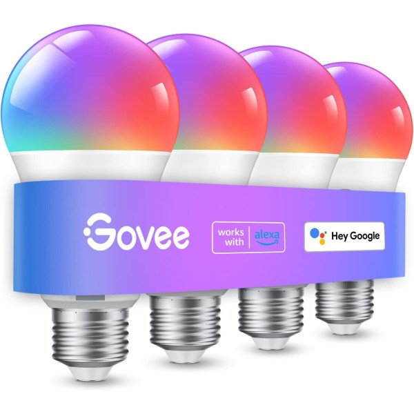 c26f51ee9b8cce0d4d08bca275d6b823-600x600 Govee Smart Light Bulb E27 with Music Sync 4-pack