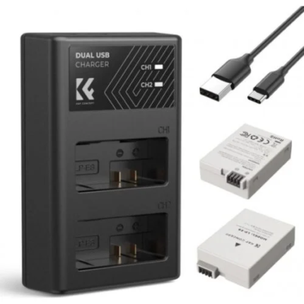 K&F Concept LP-E17 Dual Battery + Charger