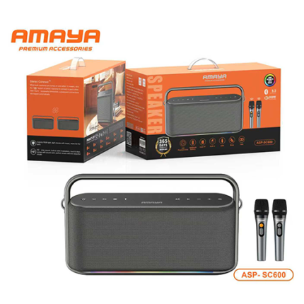 Amaya ASP-SC600 200W Wireless Bluetooth Speaker with Mics