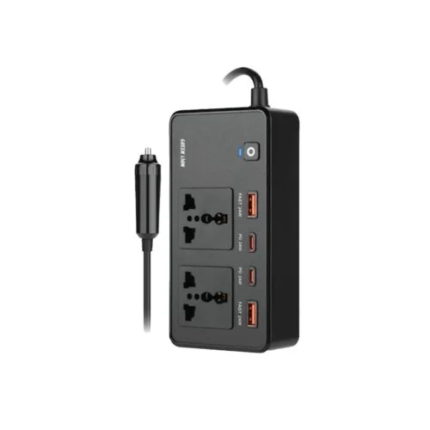 Green Lion GC-200 Car Inverter – Black