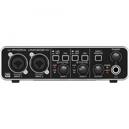 285 Behringer U-PHORIA UMC202HD Audio Interface