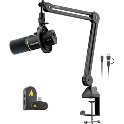Maono PD200WS USB/XLR/Wireless Podcast Mic Kit