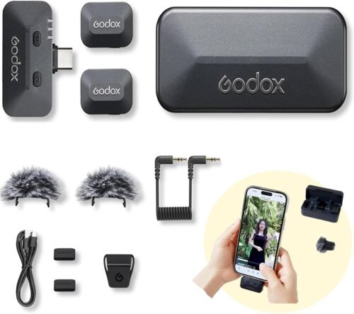 71AEZRjfiTL._AC_SL1500_ Godox alink wireless microphone (kit 2) - Image 1