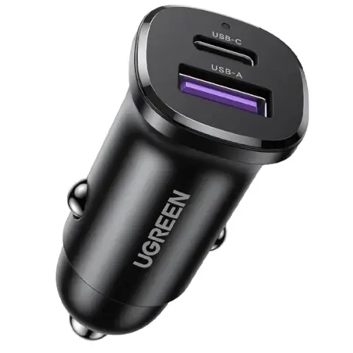 Photoroom_20260423_144819 UGREEN 30W 2-Port Fast Car Charger – EC305 - Image 1