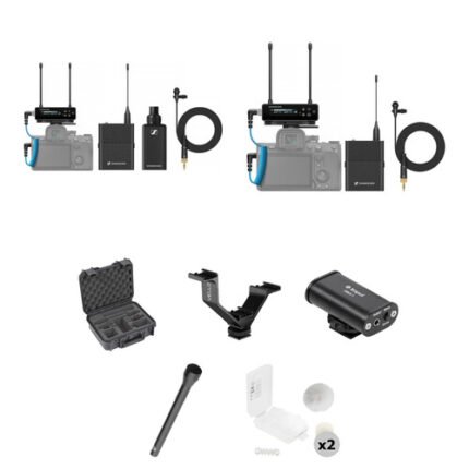 Sennheiser EW-DP ME 2 SET Camera-Mount Digital Wireless Omni Lavalier Mic System