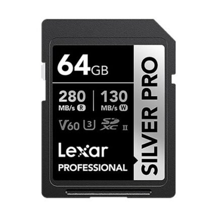 Lexar Professional 64GB SILVER PRO SDXC UHS-II Memory Card