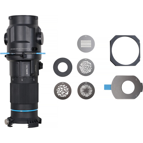 nanlite_pj_bm_25_45_bowens_mount_projection_attachment_1751022852_1900514.jpg Nanlite Projection Attachment for Bowens Mount with 25-45° Zoom Lens - Image 1